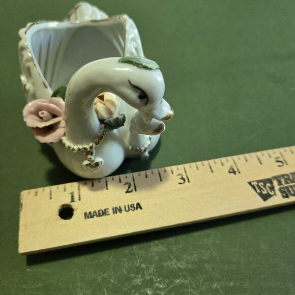 Vintage Victorian Chair and Swan Trinket Dish - Picture 13 of 13